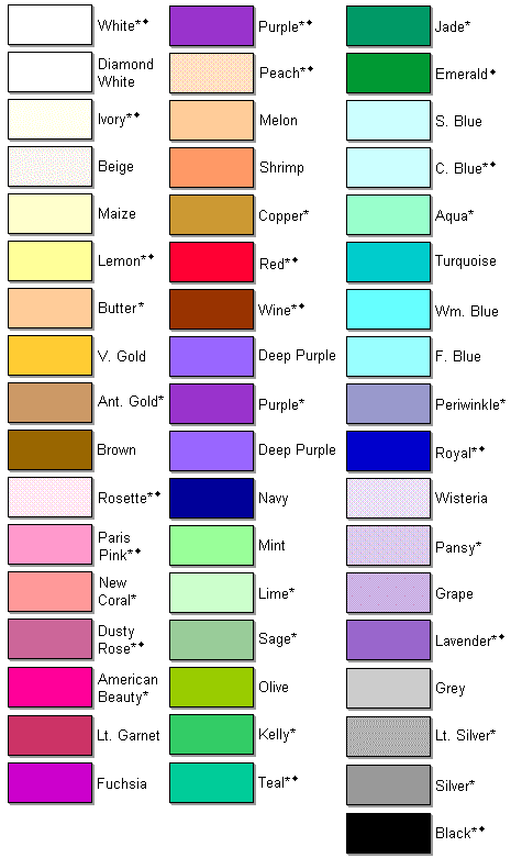 顏色調色表 Color Mixing Chart 英文色名與配色教學 顏色調色表 Color Mixing Chart 英文色名與配色教學