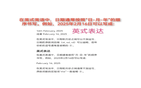 年月日英文縮寫與順序 美式與英式日期寫法格式總整理